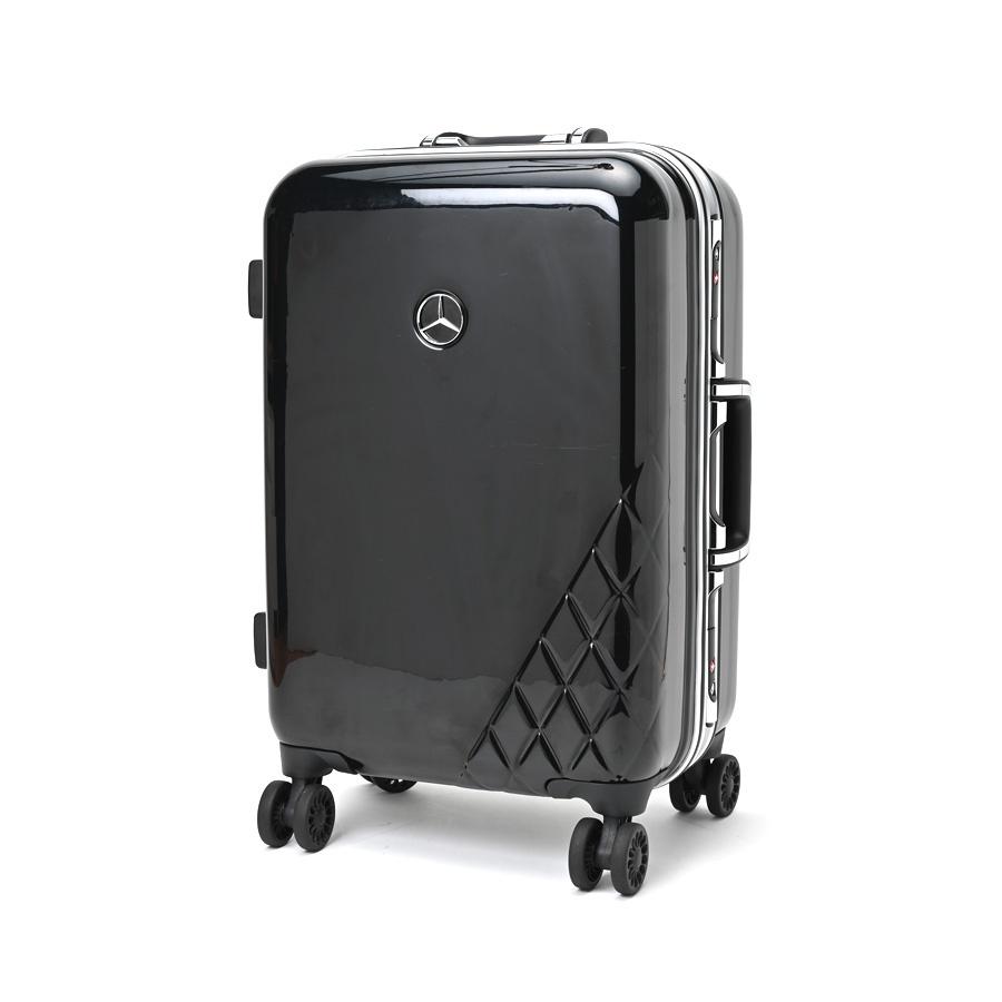 メルセデス ベンツ 4輪 スーツケース ポリカーボネート ブラック  