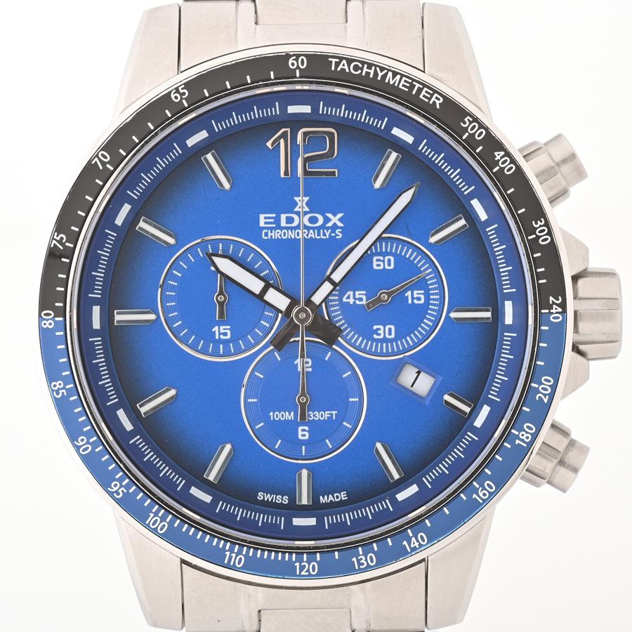 クロノラリー エドックス/EDOX クロノラリー クロノグラフ 10229-3NBUM 