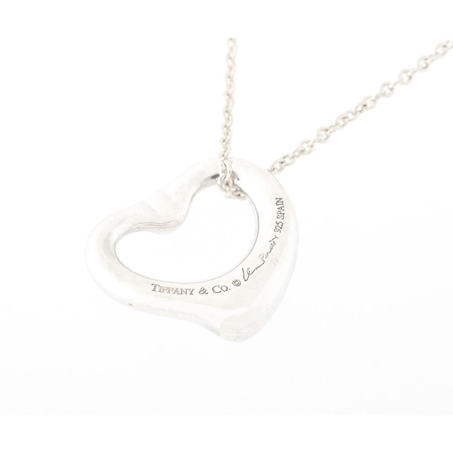 TIFFANY&Co.（ティファニー） オープンハート ネック Sv.925 ピンク