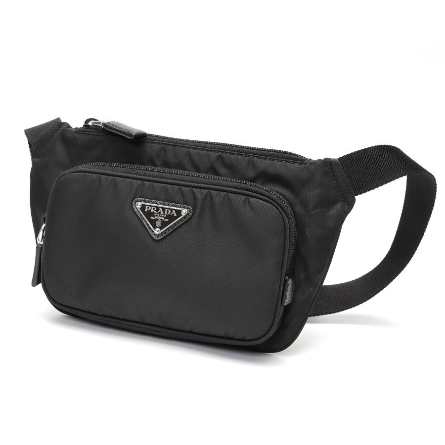 【ほぼ新品】現行品 プラダ ボディバッグ Re-Nylon サフィアーノレザー PRADA（プラダ） Re-Nylon x サフィアーノレザー ボディバッグ 2VH128