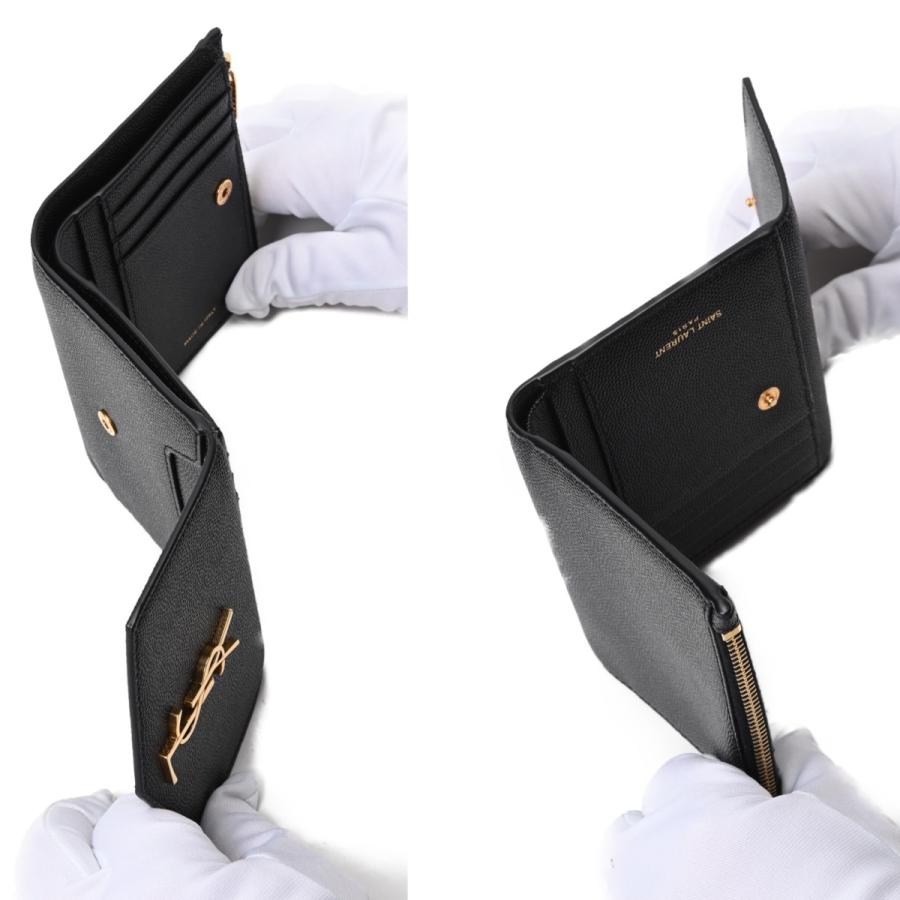 SAINT LAURENT サンローラン アップタウン コンパクトウォレット  