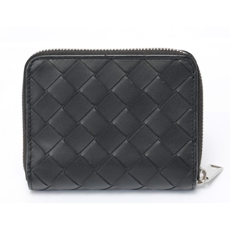 ボッテガヴェネタ / BOTTEGA VENETA ファスナー付きコインパース / ラウンドジップ 600874 イントレチャート カーフレザー  ブラック/ゴールド金具 【中古】 商品番号 S-159430 BOTTEGA VENETA ボッテガヴェネタ コンパクト ジップ アラウンド  ウォレット 749426 レザー ...