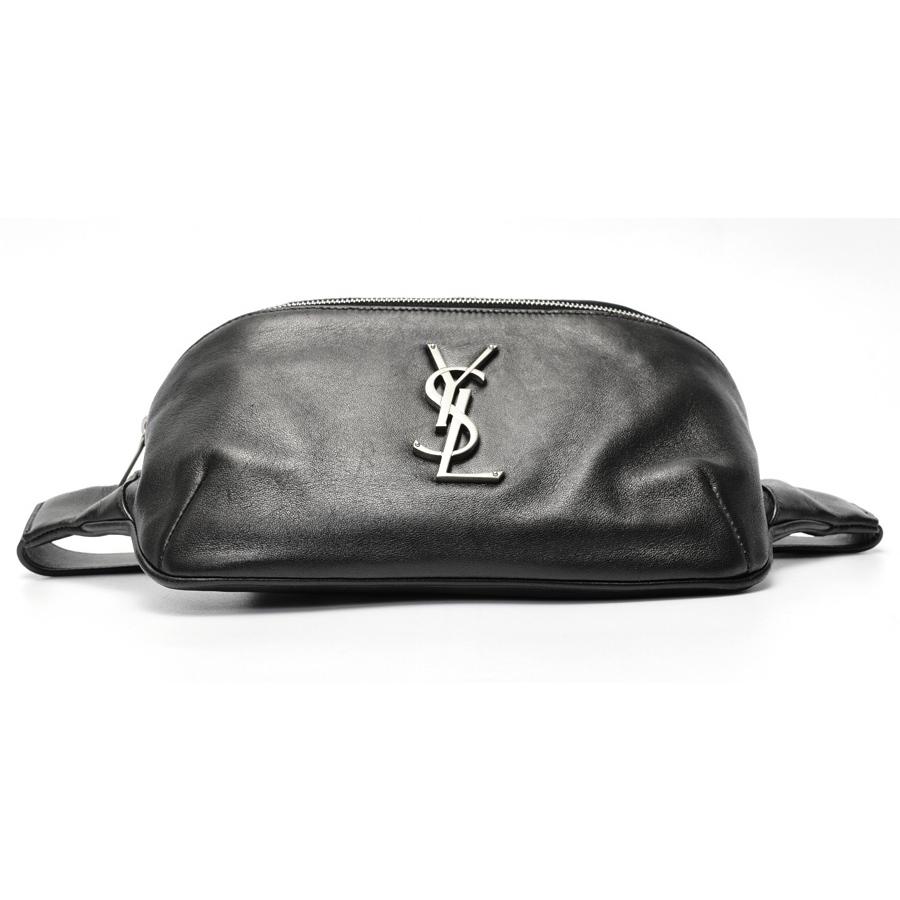 ててて！ サンローラン クラシック モノグラム ベルトバッグ 590076