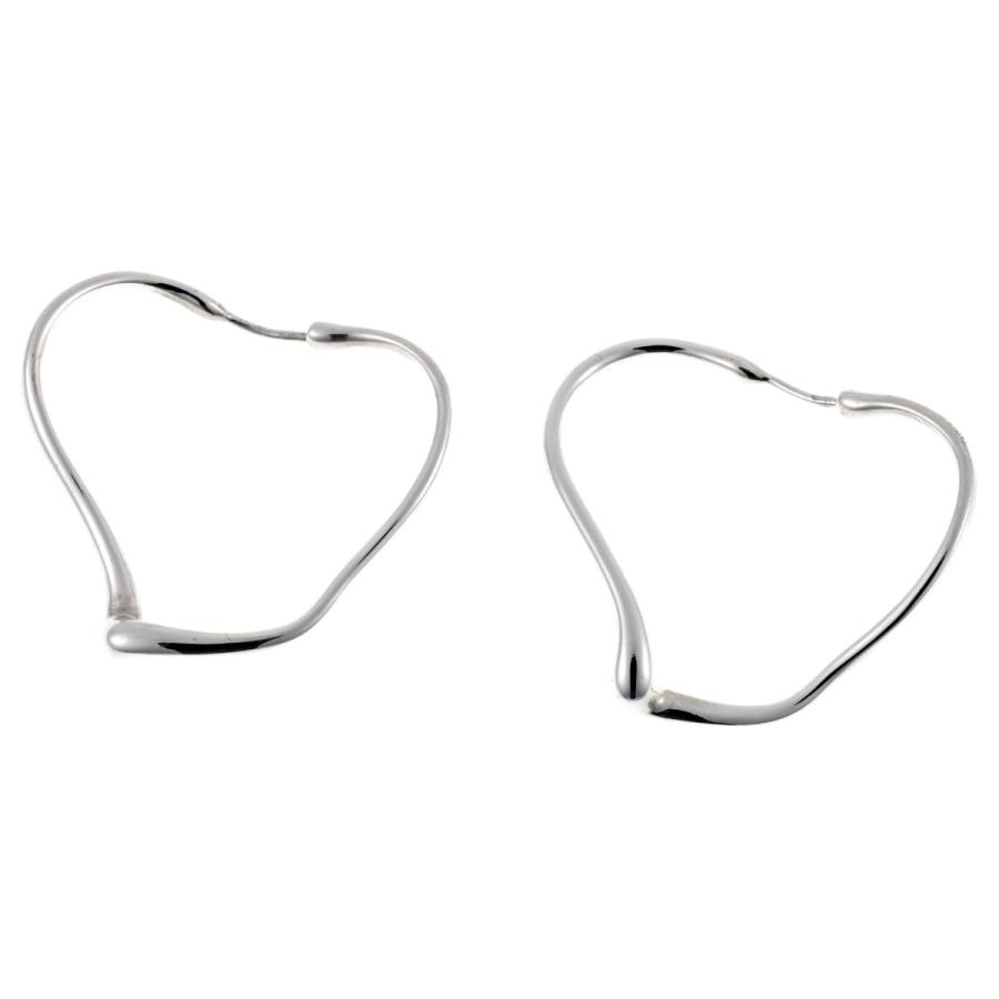 ⭐︎美品⭐︎ ティファニー 925 オープンハート フープ ピアス スモール TIFFANY&Co. ティファニー/TIFFANY オープン ハート フープ