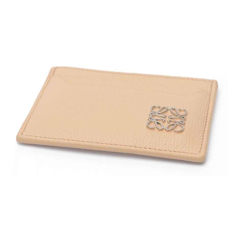 LOEWE（ロエベ） アナグラム プレーン カードホルダー カーフ ピンク系