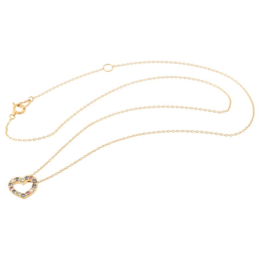 ポンテヴェキオ　ネックレス  グリーンダイヤ/カラーサファイア/ダイヤモンド K18KG イエローゴールド【中古】L-156633　新入荷 | Ponte Vecchio | 03