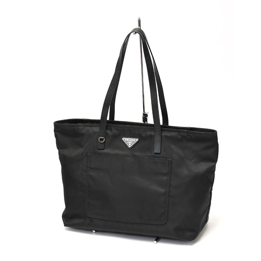 【美品・正規品】PRADA プラダ トートバッグ ナイロン 黒 鍵付 保存袋付 PRADA プラダ ショルダーバッグ トートバッグ ナイロン A4 鍵