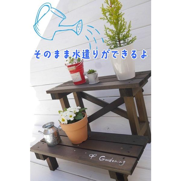 フラワースタンド2段450型 国産 : 富田木工所 - 通販 - Yahoo