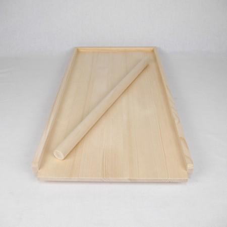 餅用3方枠付きのし板 3升サイズ のし棒付き : 富田木工所 - 通販