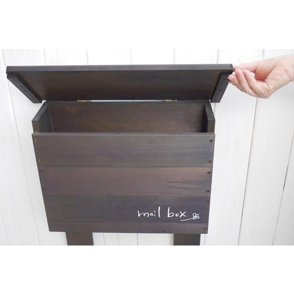 木製 ポスト プランター付 国産 おしゃれ : 富田木工所 - 通販