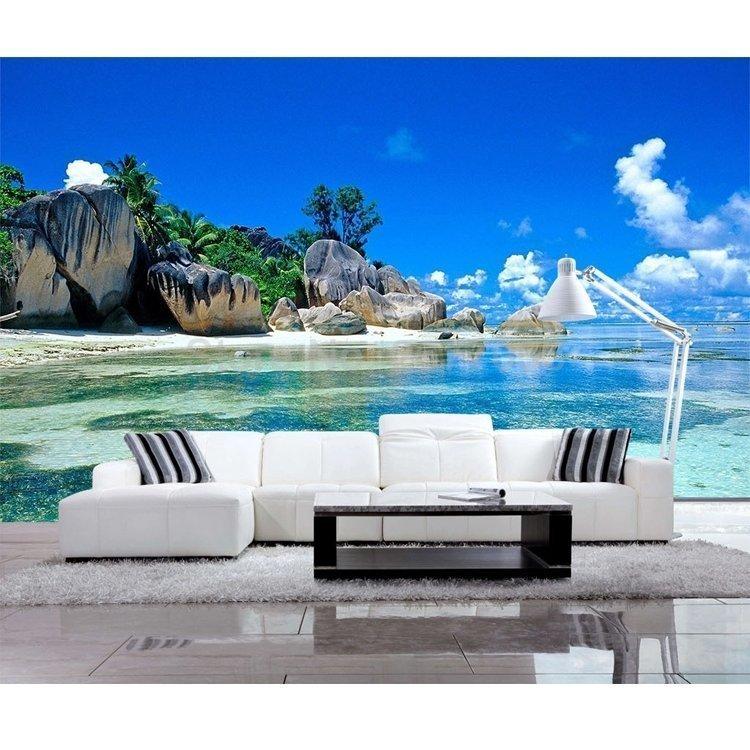 壁紙 3d 自然風景 海 ビーチ カスタム 写真紙 島 海外景色 おしゃれクロス インテリア 装飾 寝室 リビング Toms 富福ストア 通販 Yahoo ショッピング