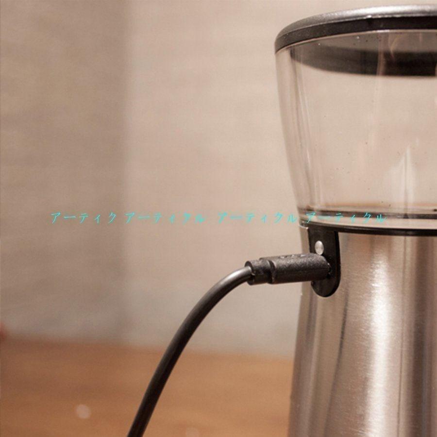 コーヒーミル 電動コーヒーミル おしゃれ コーヒー豆ミル 珈琲ミル 豆挽き コーヒーまめひき機 ワンタッチ自動挽き 急速挽き コーヒーグラインダー USB充電式|tomifuku-store|13