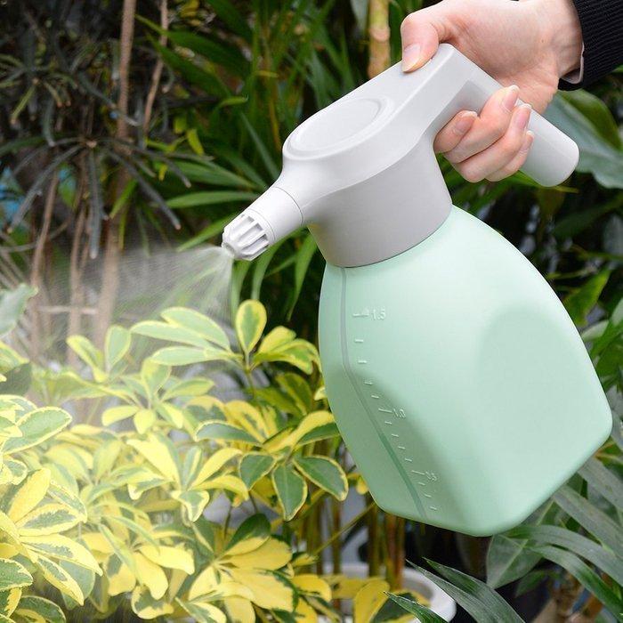 噴霧器 電動じょうろ USB充電式 噴霧器 1.5L 全自動 霧吹き スプレー