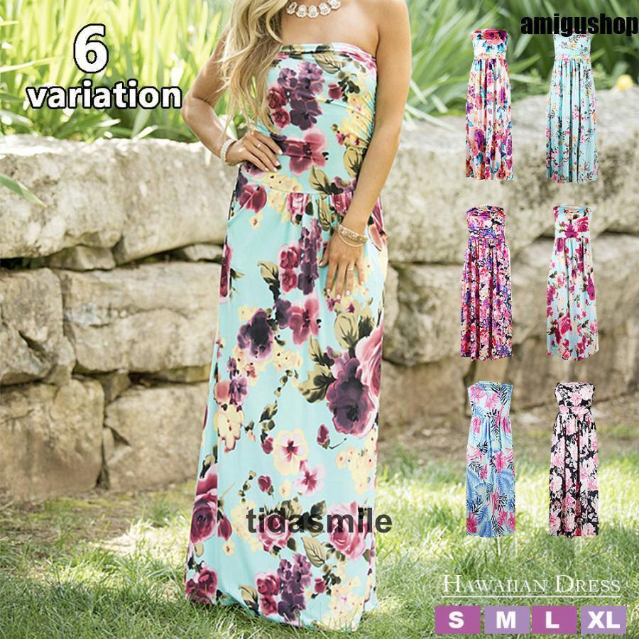 ハワイアンドレス フラドレス フラダンス ハワイアン ムームー ハワイ