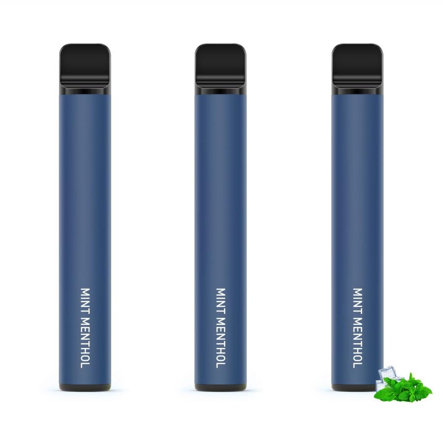 電子タバコ 使い捨て VAPE ミントメンソール 3本入り 3000回吸引可能 