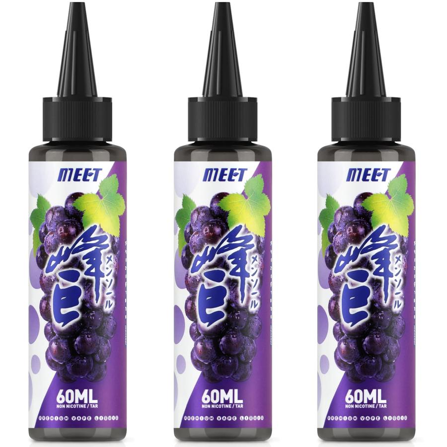 電子タバコ リキッド VAPE Liquid 巨峰風味 60ml×3本 大容量 タバコ