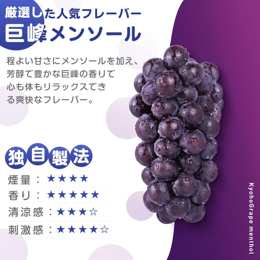 電子タバコ リキッド VAPE Liquid 巨峰風味 60ml×3本 大容量 タバコ