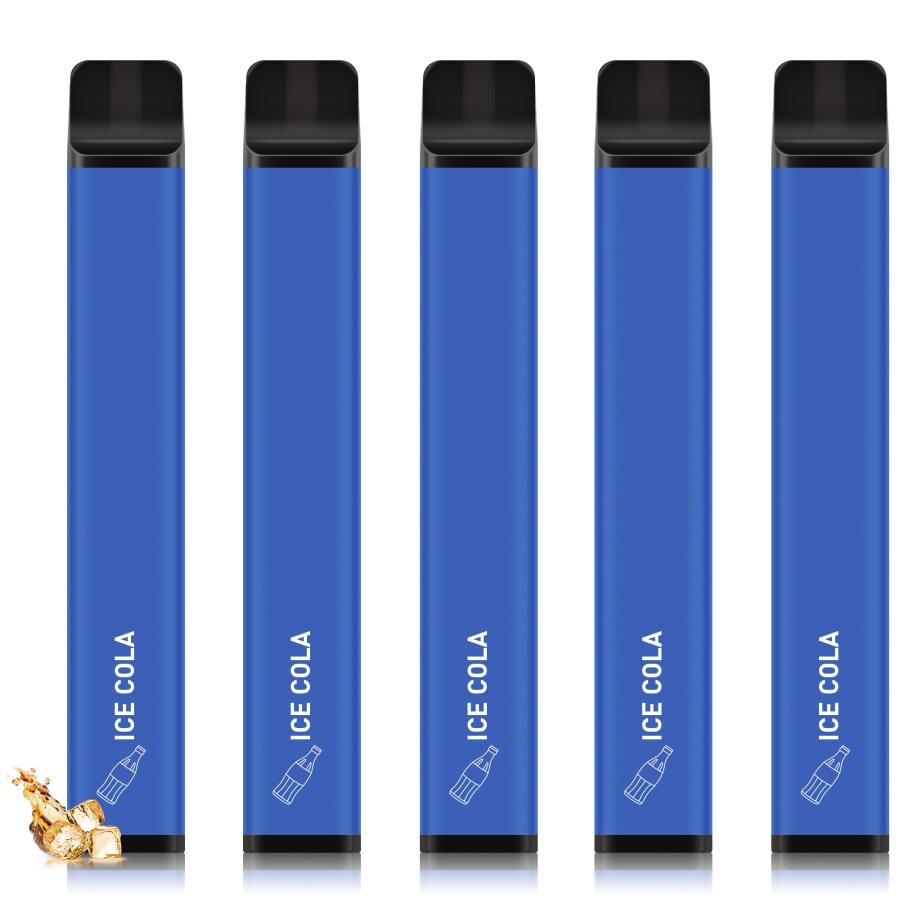 電子タバコ 使い捨て VAPE コーラ 7500回吸引可能 5本入り 大容量