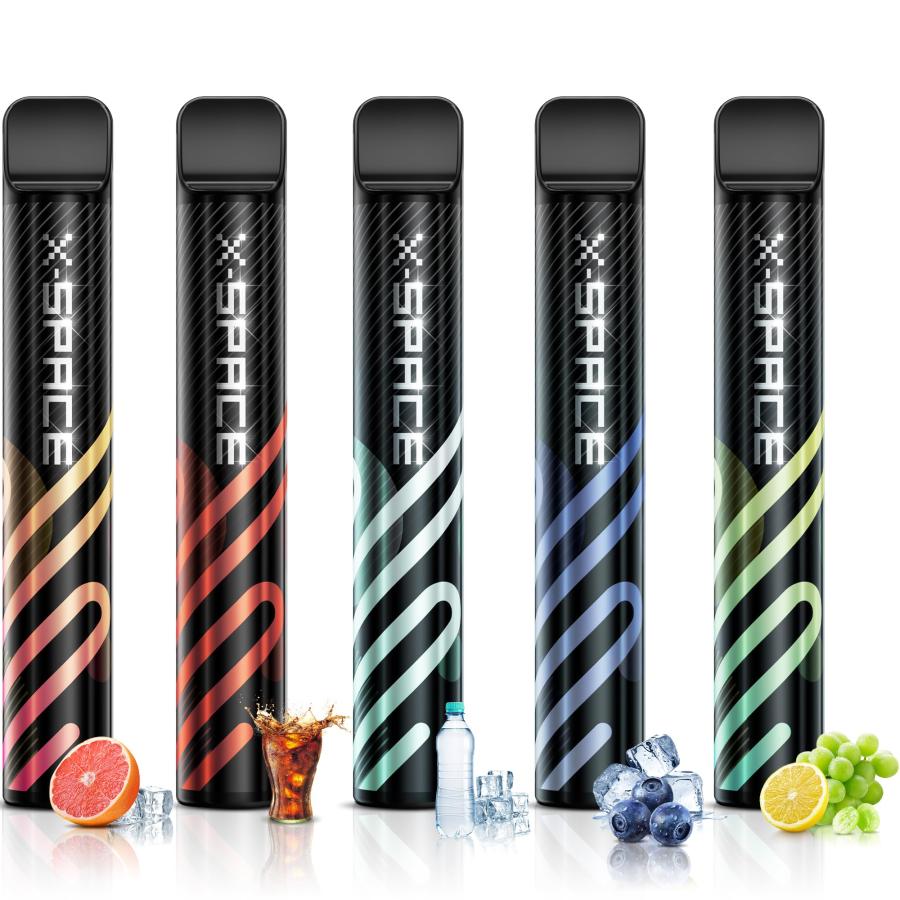 電子タバコ 使い捨て VAPE MIX2風味 5本入り 10000回使用可能 大容量
