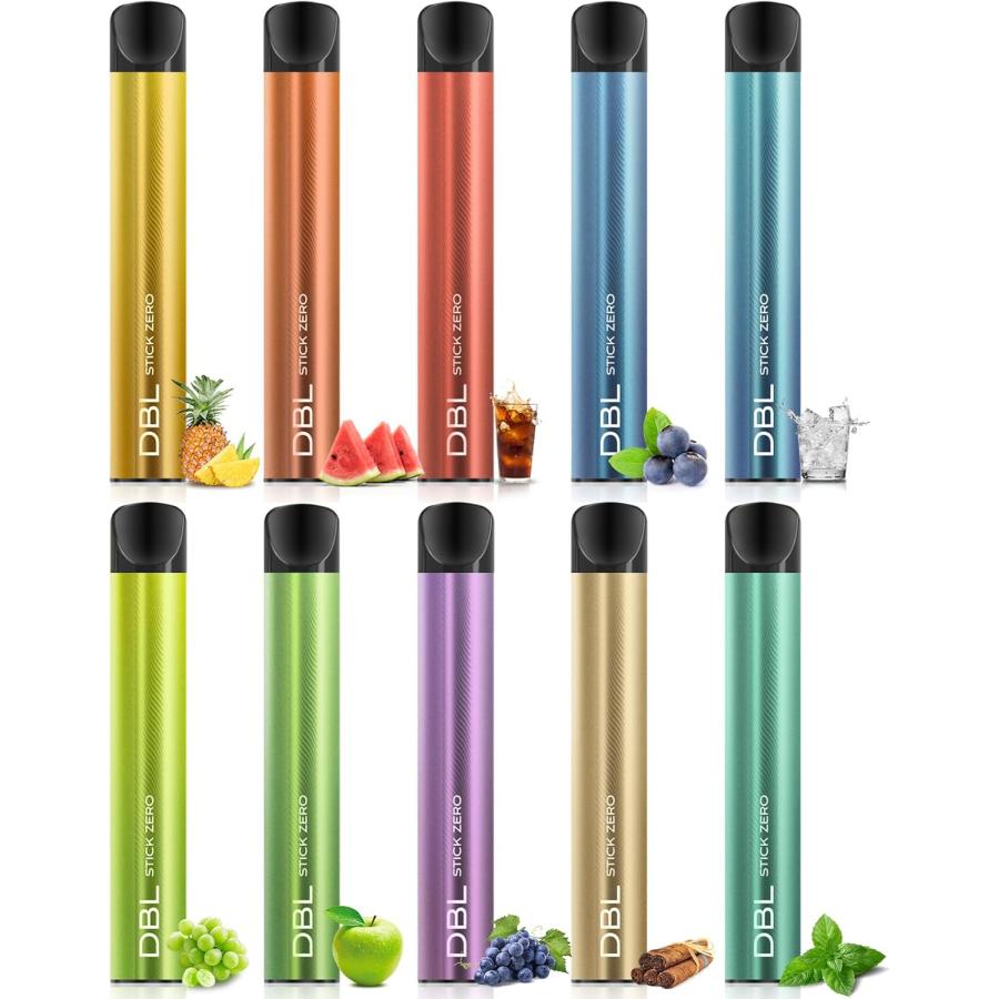 電子タバコ 使い捨て VAPE 10風味入り 一本1500回可能 大容量 たばこ 持ち運びシーシャ 水蒸気たばこ 減煙 禁煙 タールニコチンなし 爆煙 ベイプ JO5MINI型 DBL（Yahoo!・富潤公式通販）