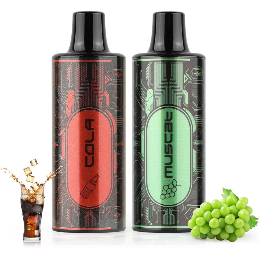 電子タバコ 使い捨て VAPE コーラ×マスカット I3互換 POD リキッド充填