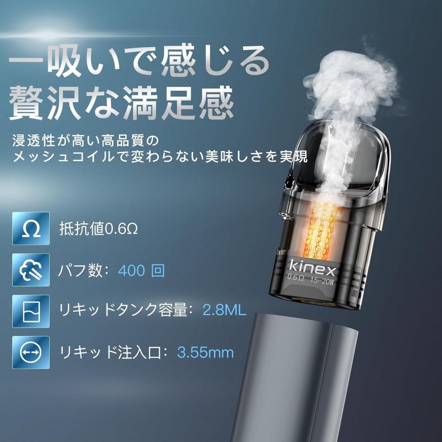 電子タバコ VAPE 空POD（カートリッジ） ET3型互換用 リキッド注入式 