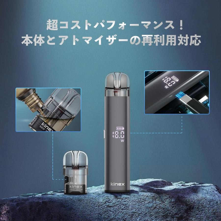 電子タバコ VAPE 空POD（カートリッジ） ET3型互換用 リキッド注入式 