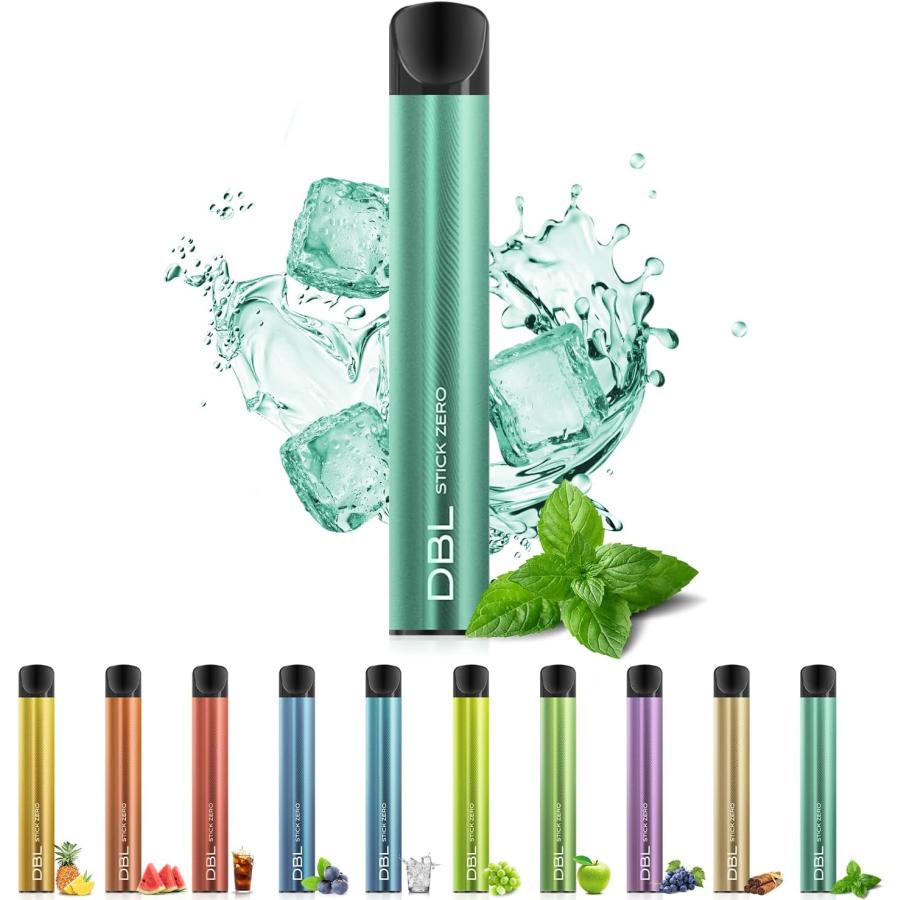 電子タバコ 使い捨て VAPE ミントメンソール 1500回吸引可能 大容量 持ち運びシーシャ タールなしニコチンなし 禁煙 減煙 水蒸気たばこ 爆煙 ベイプ JO5MINI DBL（Yahoo!・富潤公式通販）