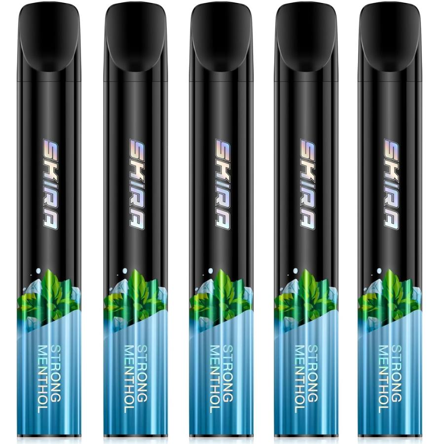電子タバコ 使い捨て VAPE ストロングメンソール 7500回吸引 大容量