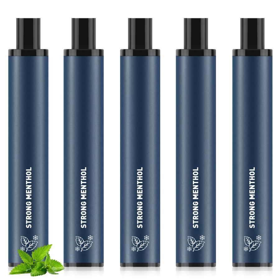 電子タバコ 使い捨て VAPE ストロングメンソール 5本入り 水蒸気タバコ