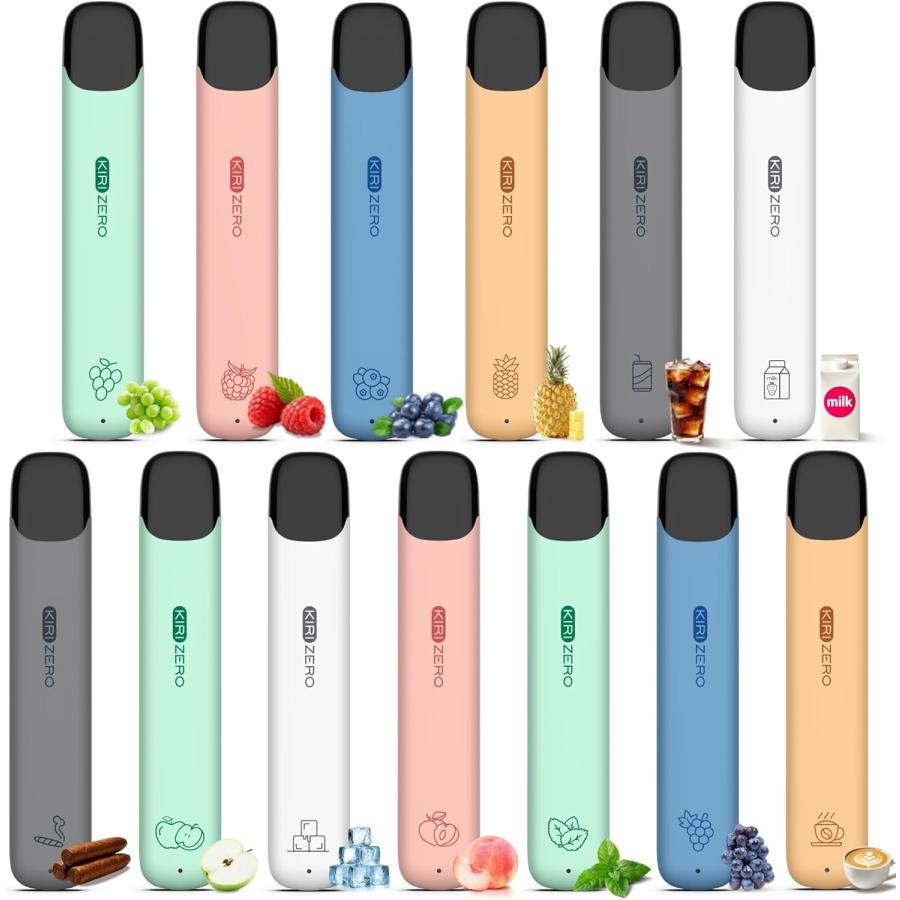 使い捨てシーシャ★☆８本セット☆★(4種類×各2本) 電子タバコ 使い捨て VAPE 13本入り 1本2000回可能 大容量 13風味揃い