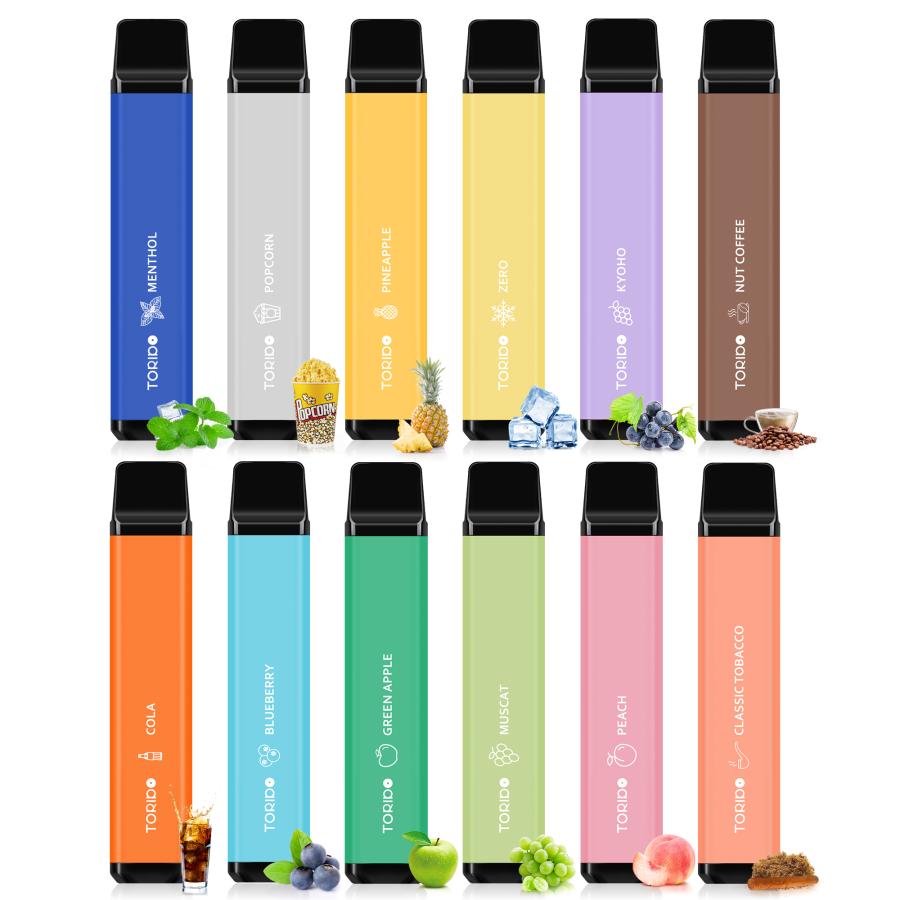 「特価セール」電子タバコ 使い捨て VAPE 12本入り 大容量 持ち運びシーシャ 水蒸気たばこ ビタミン類入り 禁煙 タールニコチンなし ...