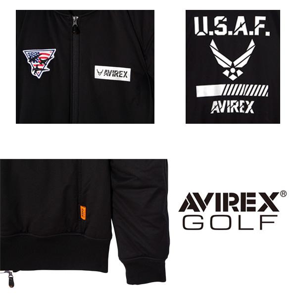 AVIREX GOLF 22FW 中綿ジャケット MA1風 AVG2F-AP1 アヴィレックス