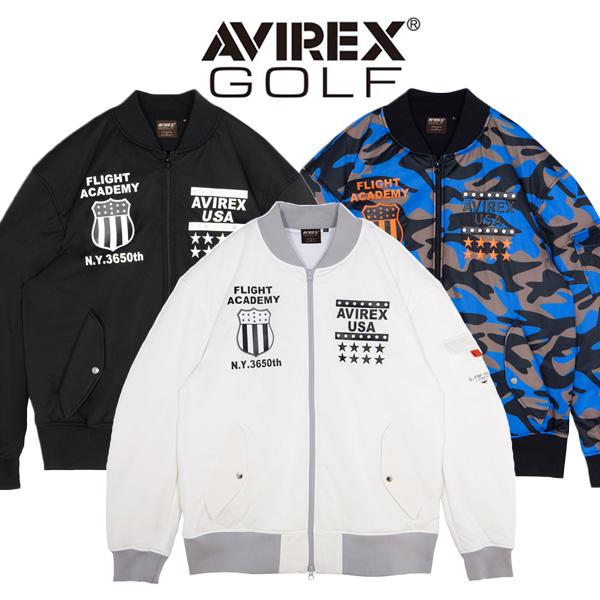 AVIREX GOLF MA-1ブルゾン 中綿 AVG3F-AP1 ブルゾン 23FW
