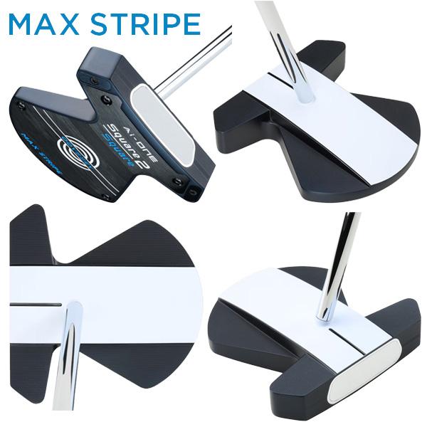 ODYSSEY オデッセイ Ai-ONE Square 2 Square パター 「MAX 1/MAX STRIPE」 スチールシャフト エーアイワン スクエア2スクエア キャロウェイゴルフ「日本正規品」 | AiーONE Square 2 Square | 17