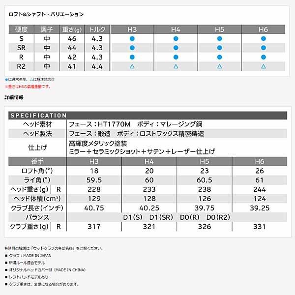 XXIO ダンロップ XXIO12 ハイブリッド MP1200 カーボンシャフト XXIO ダンロップ XXIO12 ハイブリッド MP1200 カーボンシャフト