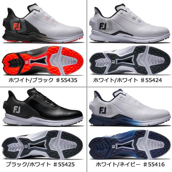 FootJoy 25 FJ フューエル ボア 【ホワイト/ブラック】 55435 FootJoy 25 FJ フューエル ボア 【ホワイト/ブラック】 55435