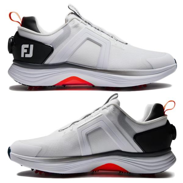 FootJoy ゴルフシューズ BOAシステム26.5センチ FootJoy 25 FJ ハイパーフレックス BOA 【ホワイト/ブラック