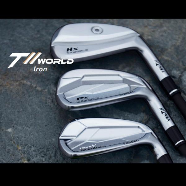TW767 HONMA T//WORLD Px アイアン 5本セット(#6〜P) 【 VIZARD EZ-C