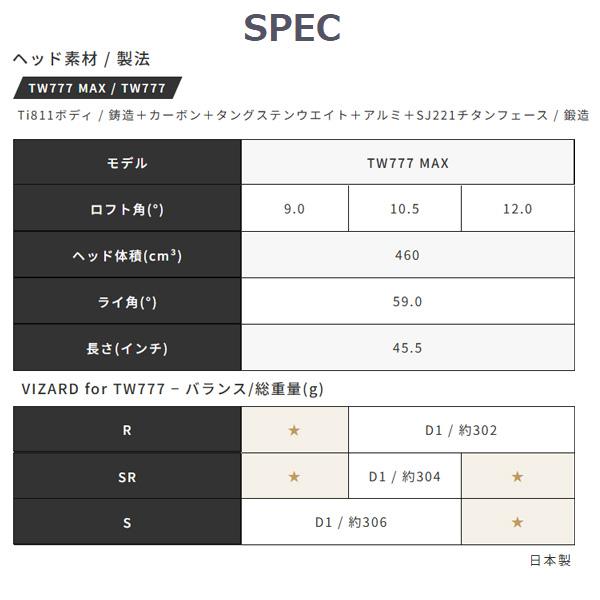 HONMA GOLF（本間ゴルフ） 【11月28日予約販売】HONMA T//WORLD TW777