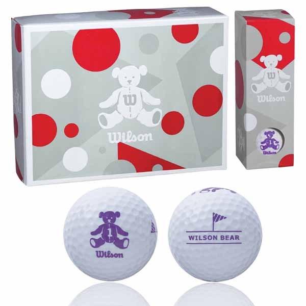 ウィルソン ベアー4 レディース ゴルフ ボール （1ダース/12ヶ入）WILSON BEAR 4 カラー「ホワイト・イエロー・ピンク」｜tomikichi｜05
