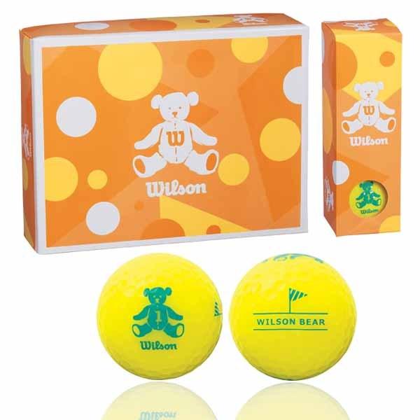 ウィルソン ベアー4 レディース ゴルフ ボール （1ダース/12ヶ入）WILSON BEAR 4 カラー「ホワイト・イエロー・ピンク」｜tomikichi｜06