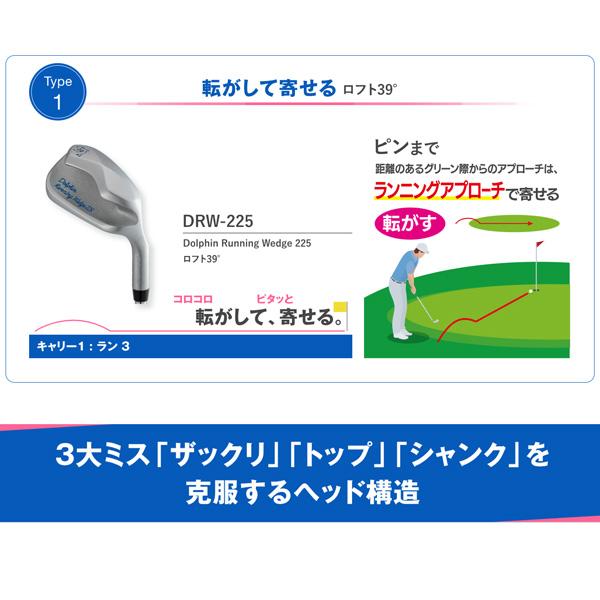 Dolphin Wedge キャスコ ドルフィン ランニング ウェッジ DRW-225 【39