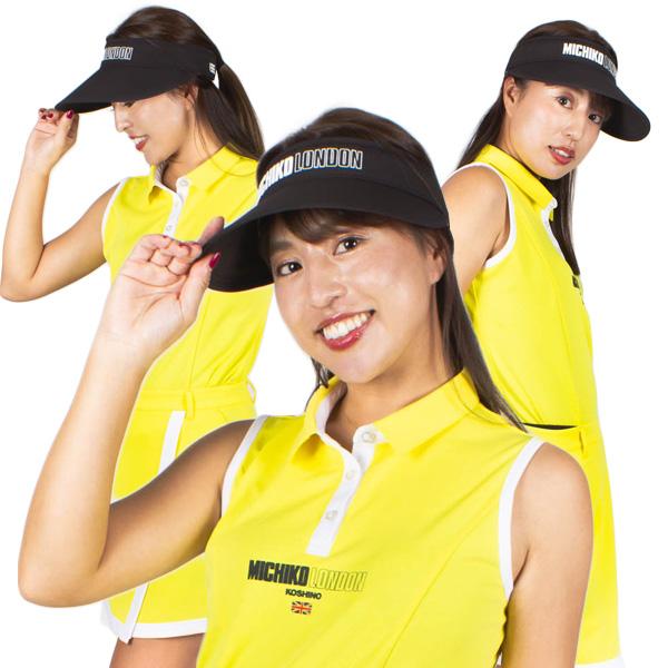 MICHIKO LONDON GOLF ミチコロンドン  バイザー ツバ広め MLG2S-11 22SS  レディースゴルフバイザー |  | 11