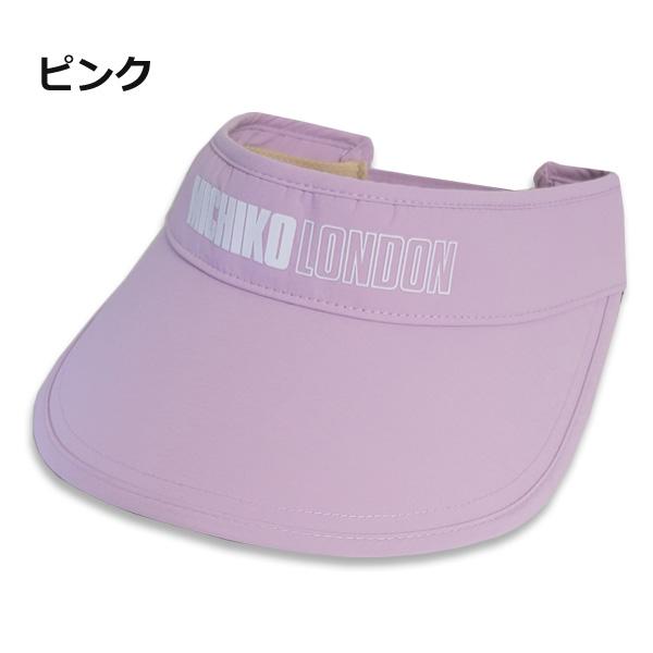 MICHIKO LONDON GOLF ミチコロンドン  バイザー ツバ広め MLG2S-11 22SS  レディースゴルフバイザー |  | 01