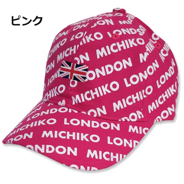 MICHIKO LONDON ゴルフ レディースキャップ 総柄キャップ MLG2S