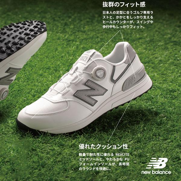 新品　New Balance 574 グレー ゴルフシューズ Amazon | (ニューバランス) New Balance 574 グリーンズ ゴルフ