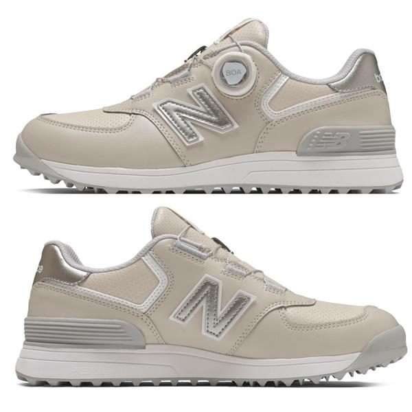 New Balance 574 ベージュ ゴルフシューズ New Balance ニューバランス ゴルフ シューズ ベージュ(B4