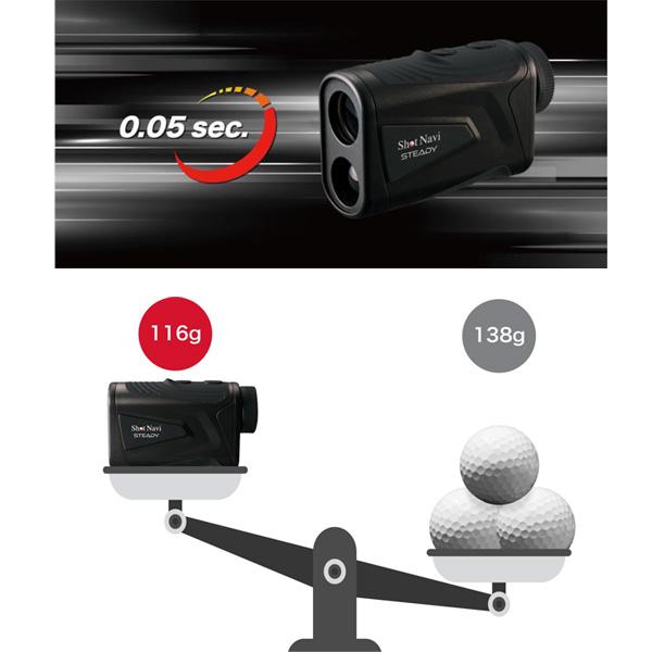 ShotNavi（ショットナビ） Shot Navi STEADY ステディ レーザー距離計