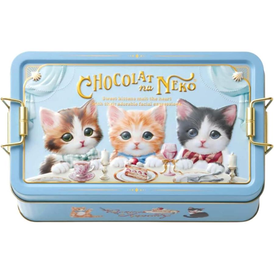 モロゾフ（Morozoff） チョコレート ショコラな猫 缶 17個入